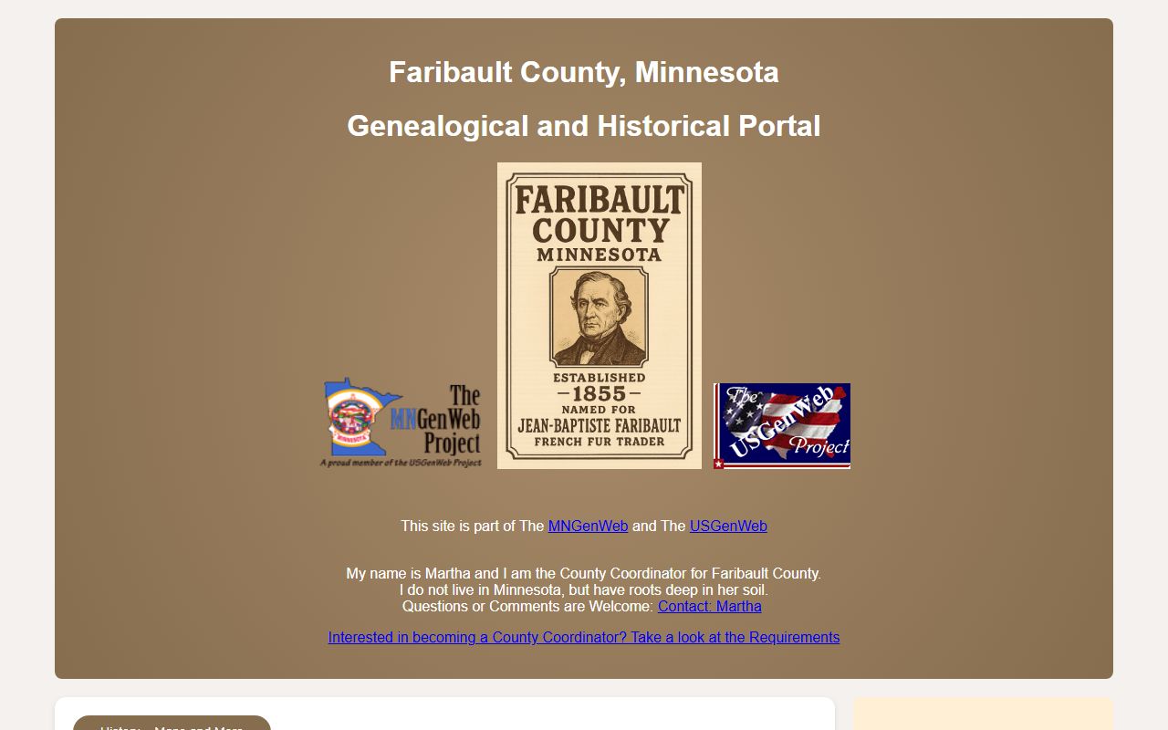 Faribault County Recorder office handling death certificates and obituary records