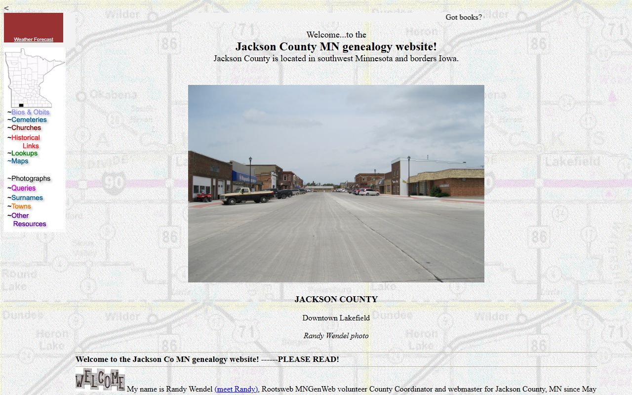 Jackson County auditor office page for death records and obituary access