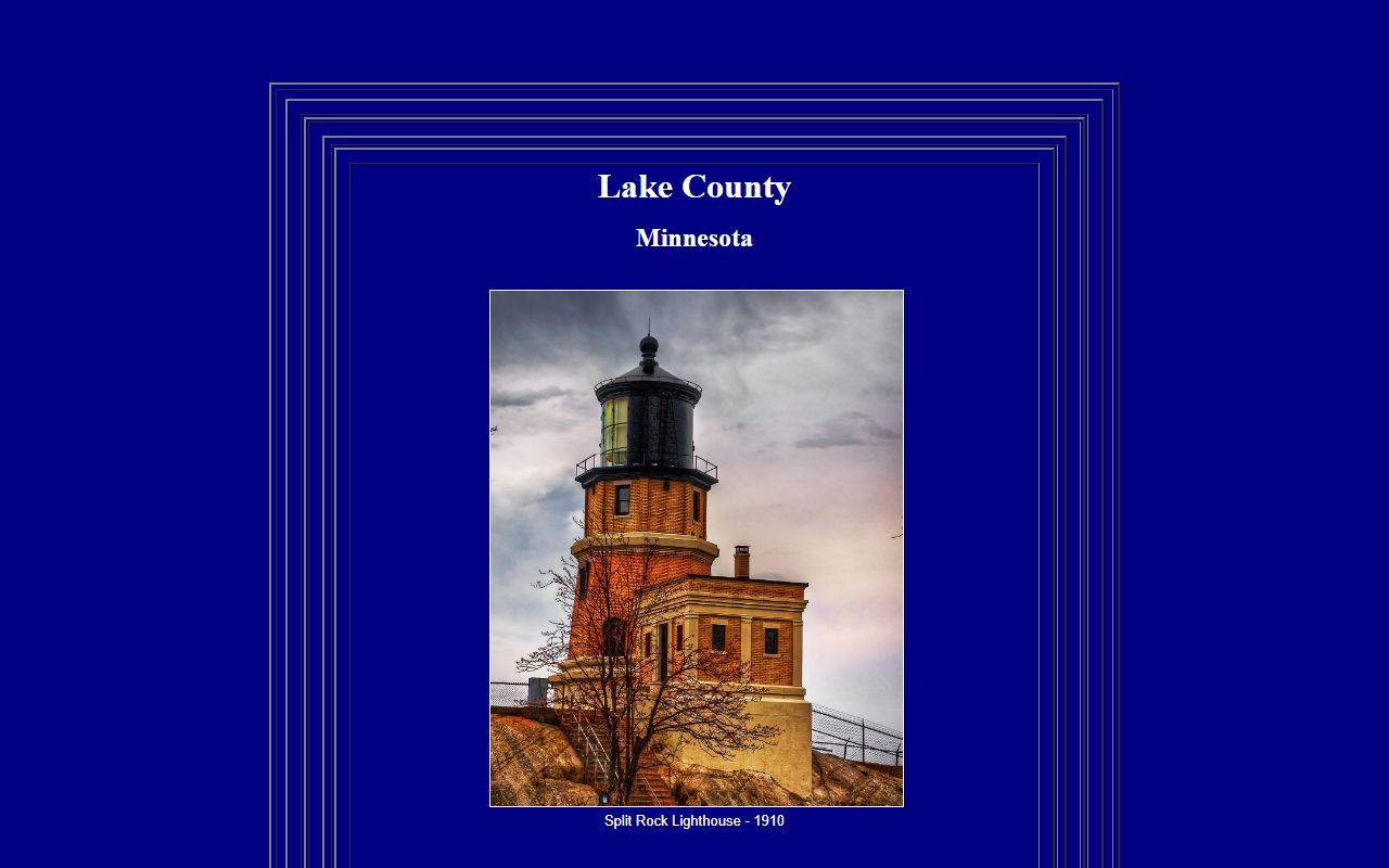 Lake County obituary records vital records office Two Harbors Minnesota
