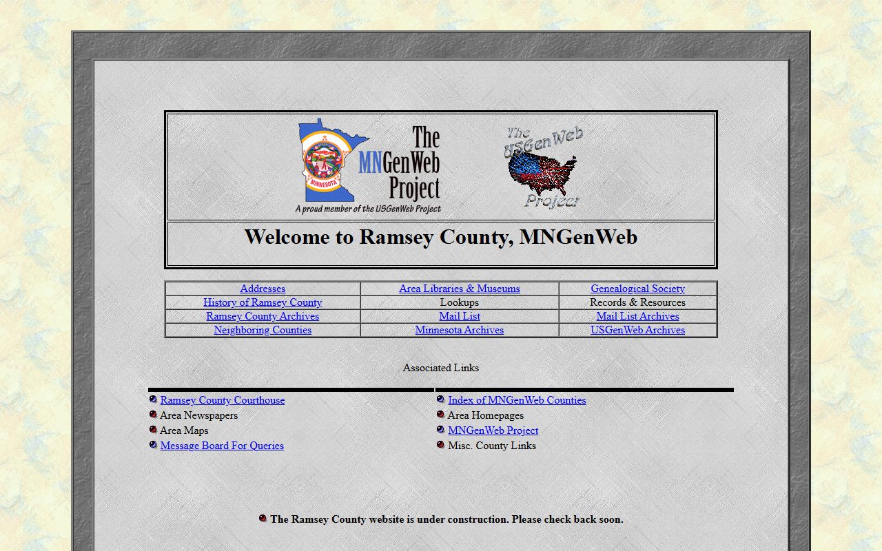 Ramsey County licenses and records office for vital records including death certificates